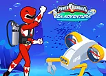 Save Power Rangers From Ocean Zombies - Pin Pull