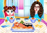 Baby Taylor Sushi Cooking
