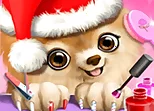 Christmas Salon - Santa Claus And Pets Makeover