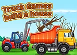 Truck games - build a house