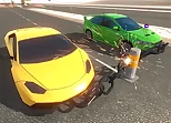 Chain Cars Impossible Stunts