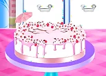 Cherry Blossom Cake Cooking