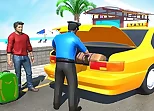 Offroad Mountain Taxi Cab Driver Game