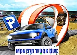 Monster-Truck-Parking Free 3D Blue