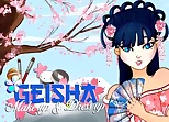 Geisha make up and dress up