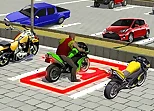 Superhero City Bike Parking Game 3D