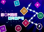 Bombs Drops - Physics balls