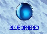 Blue spheres