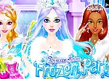 Princess Salon: Frozen Party Princess
