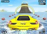 Water Surfing Car Stunt Games Car Driving Games