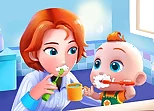 Baby care game for kids