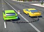 Chained Cars against Ramp hulk game