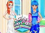 Girls Colour Match and Dress up