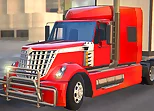 American Truck Car Driving