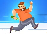 Fat man parkour