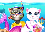 Cat Girl Valentine Story Deep Water