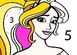 Princess Coloring By Number
