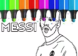 Messi Coloring Pages