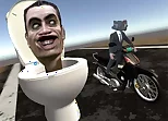 Skibidi Toilet Moto Bike Racing 2