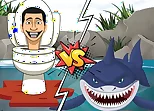 Hungry Shark Vs Skibidi