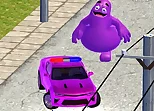 Grimace vs Police SuperCar
