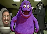 Grimace Shake Escape Skibidi and Cameraman