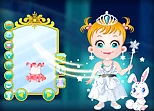 Baby Hazel Ice Princess Dressup