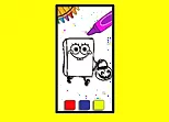 SpobgeBob Halloween Coloring Book