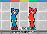 Red and Blue Stick Huggy