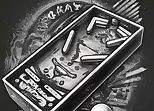 Pinball Black N White