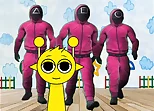 Sprunki in Squid Game Chamber