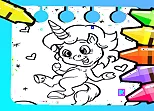 Magical Unicorn Coloring Pages