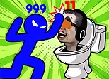 Stickman Hero Skibidi Tower Defense
