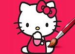Easy Coloring Kitty